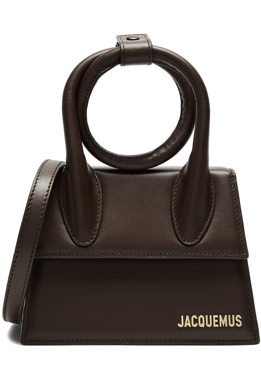JACQUEMUS Le Chiquito Noeud leather top handle bag | Harvey Nichols