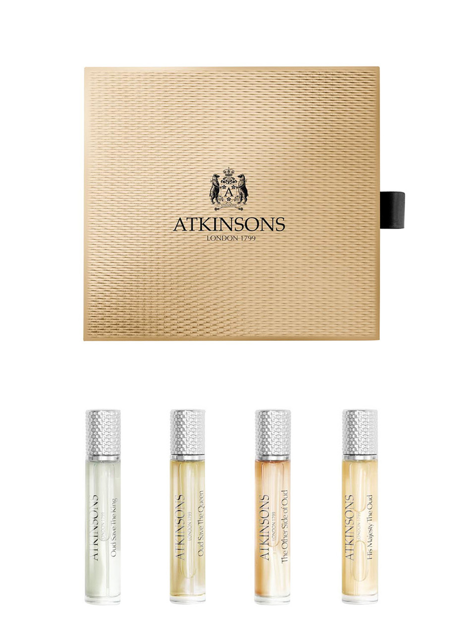 ATKINSONS 香水ミニチュア 4本セット ギフトボックス入り ATKINSONS Jewels of the Orient Discovery Set 4 x 10ml | Harvey Nichols