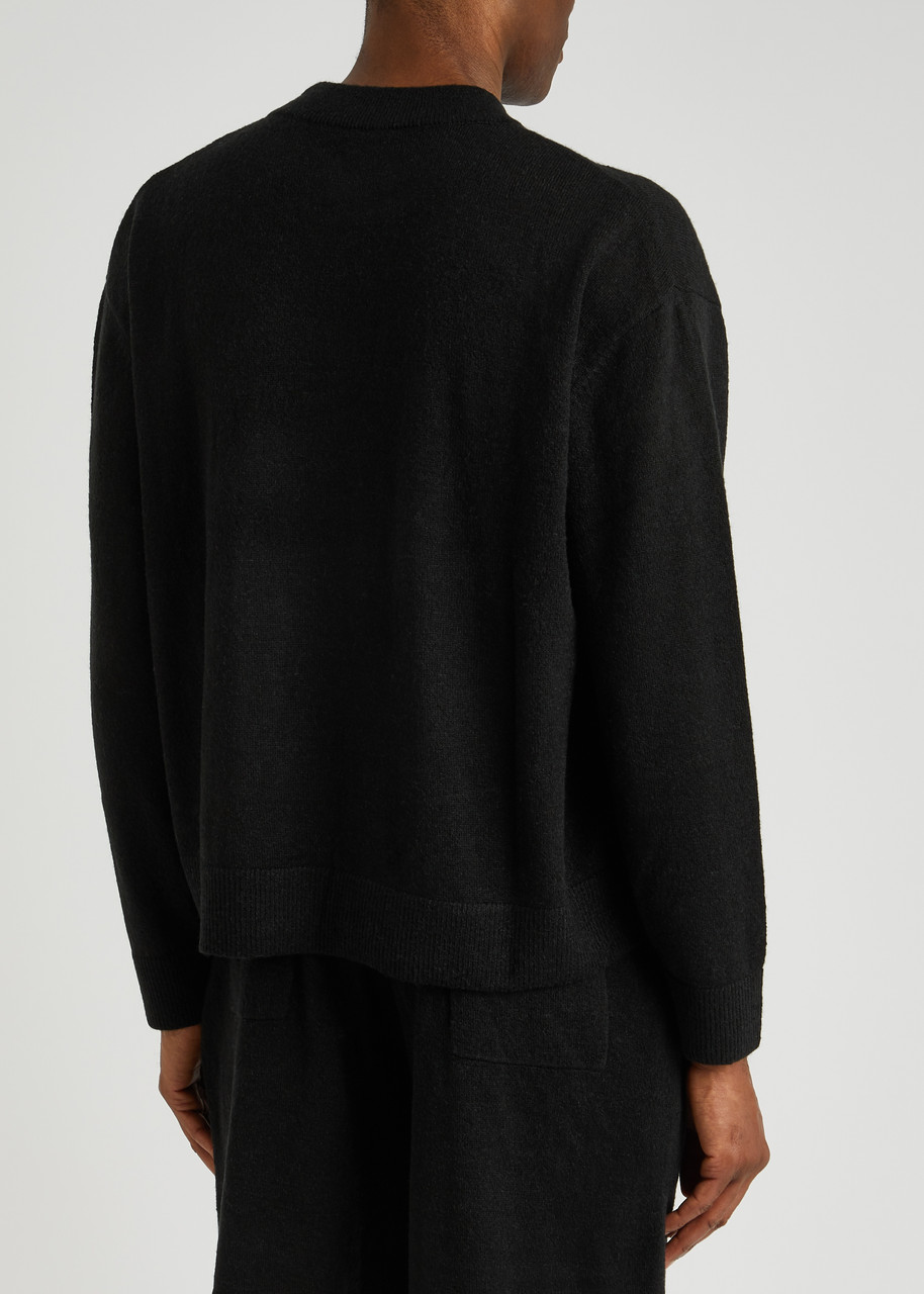 MKI MIYUKI ZOKU Logo-embroidered knitted jumper | Harvey Nichols