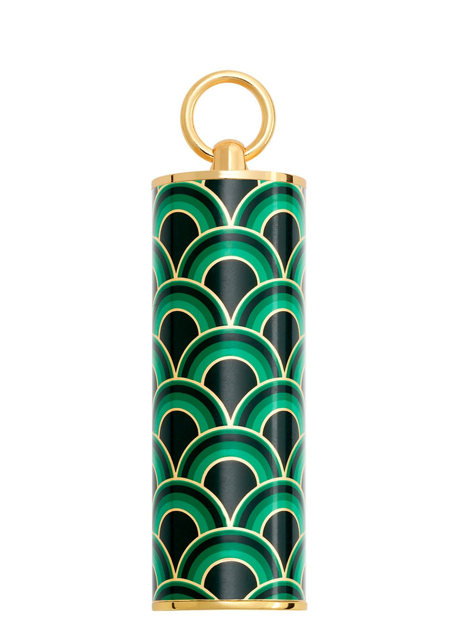 CAROLINA HERRERA The Lipstick Cap in Green Waves in Green Waves