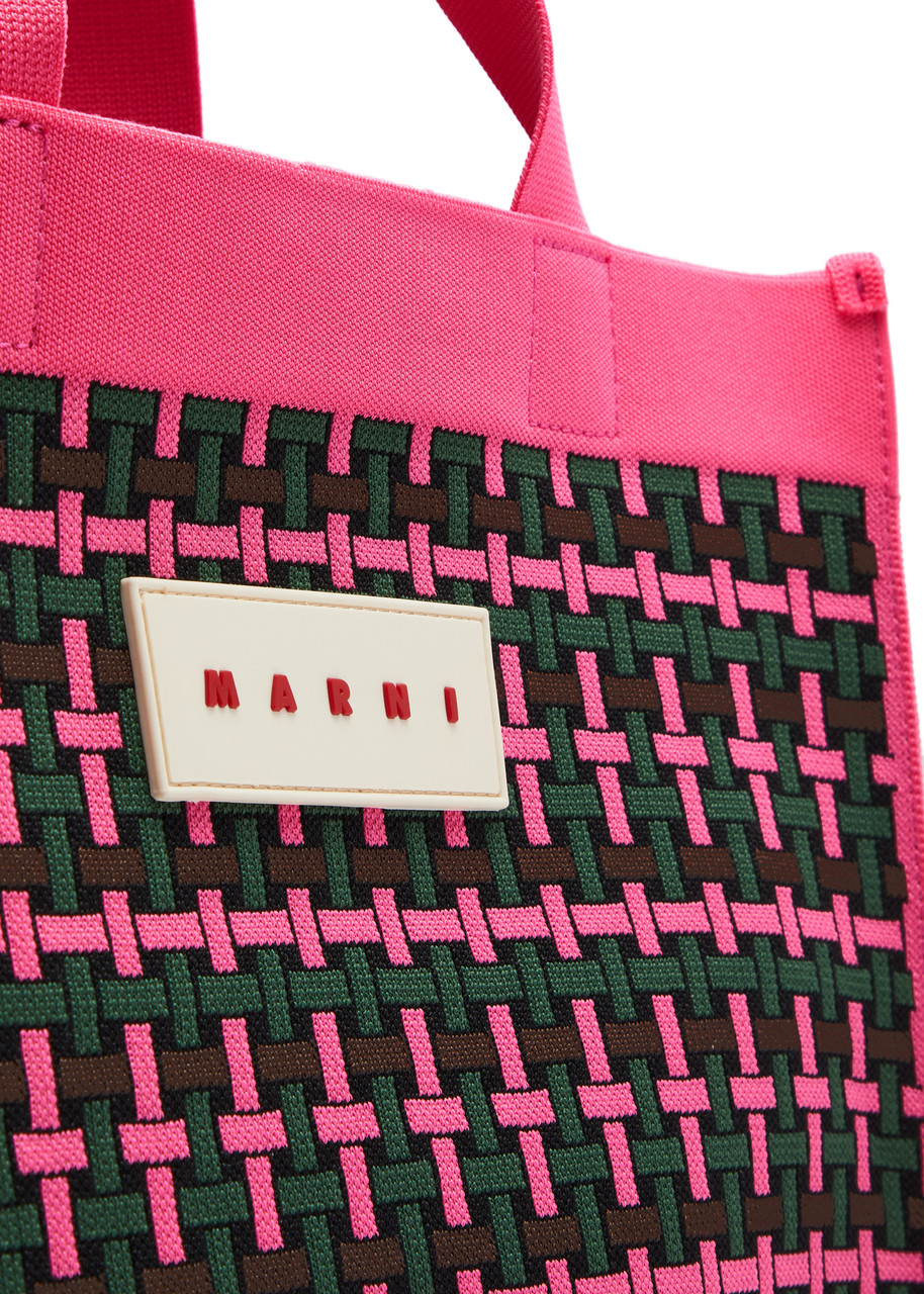 Marni Market Stencil Bucket Bag