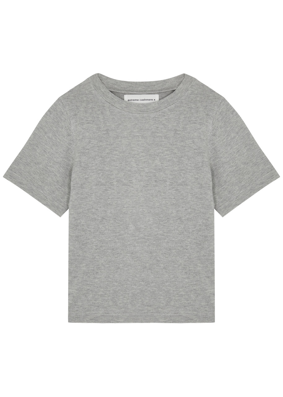 EXTREME CASHMERE N°267 Tina cotton and cashmere-blend T-shirt