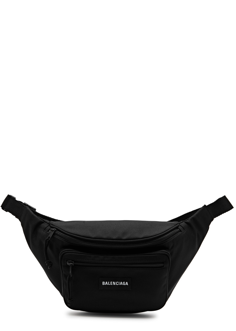 Luxury handbag - Balenciaga tote bag in black nylon