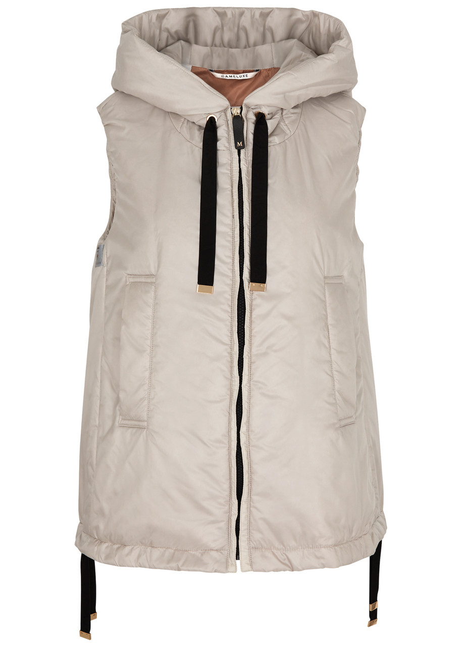 MAX MARA THE CUBE Greengo hooded shell gilet | Harvey Nichols