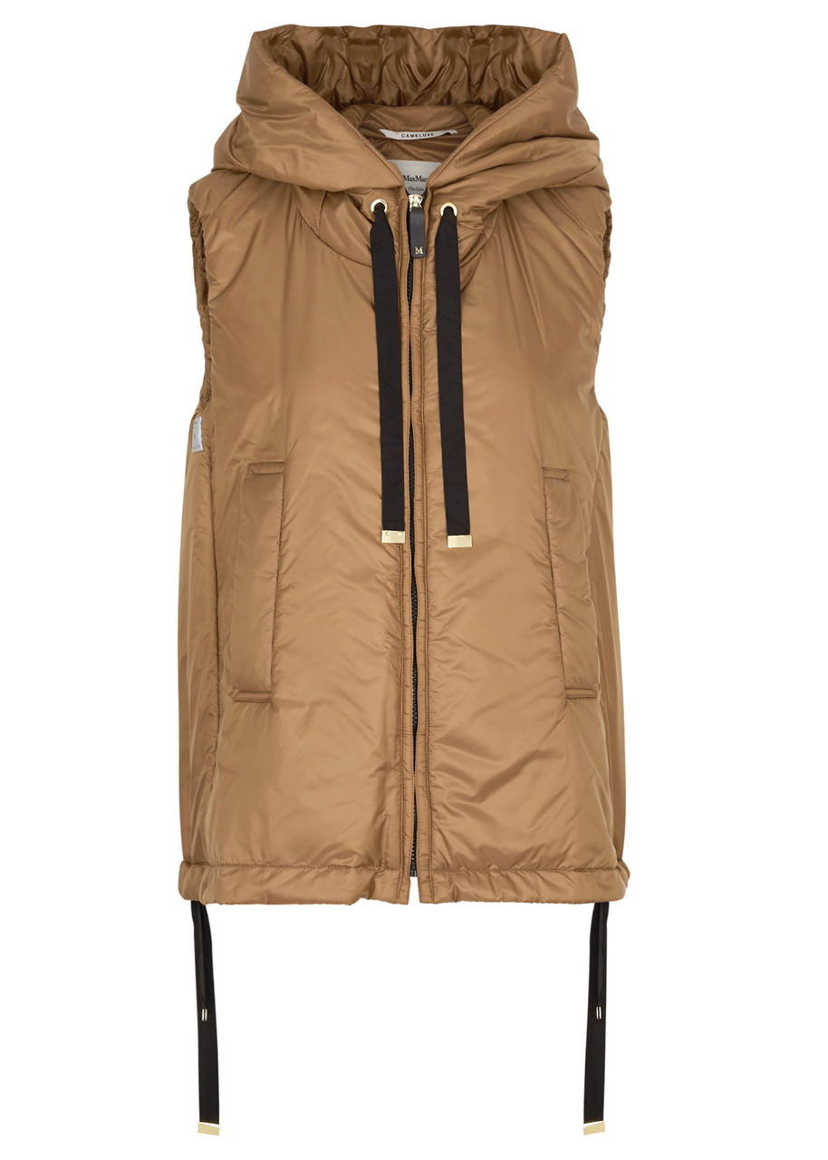 MAX MARA THE CUBE Greengo hooded shell gilet | Harvey Nichols