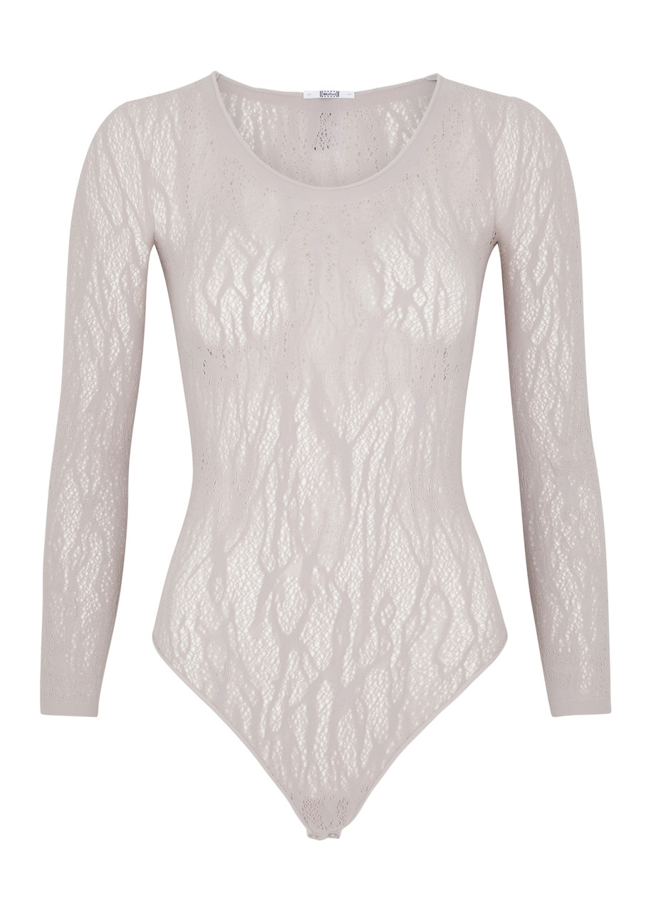 WOLFORD Snake Lace bodysuit