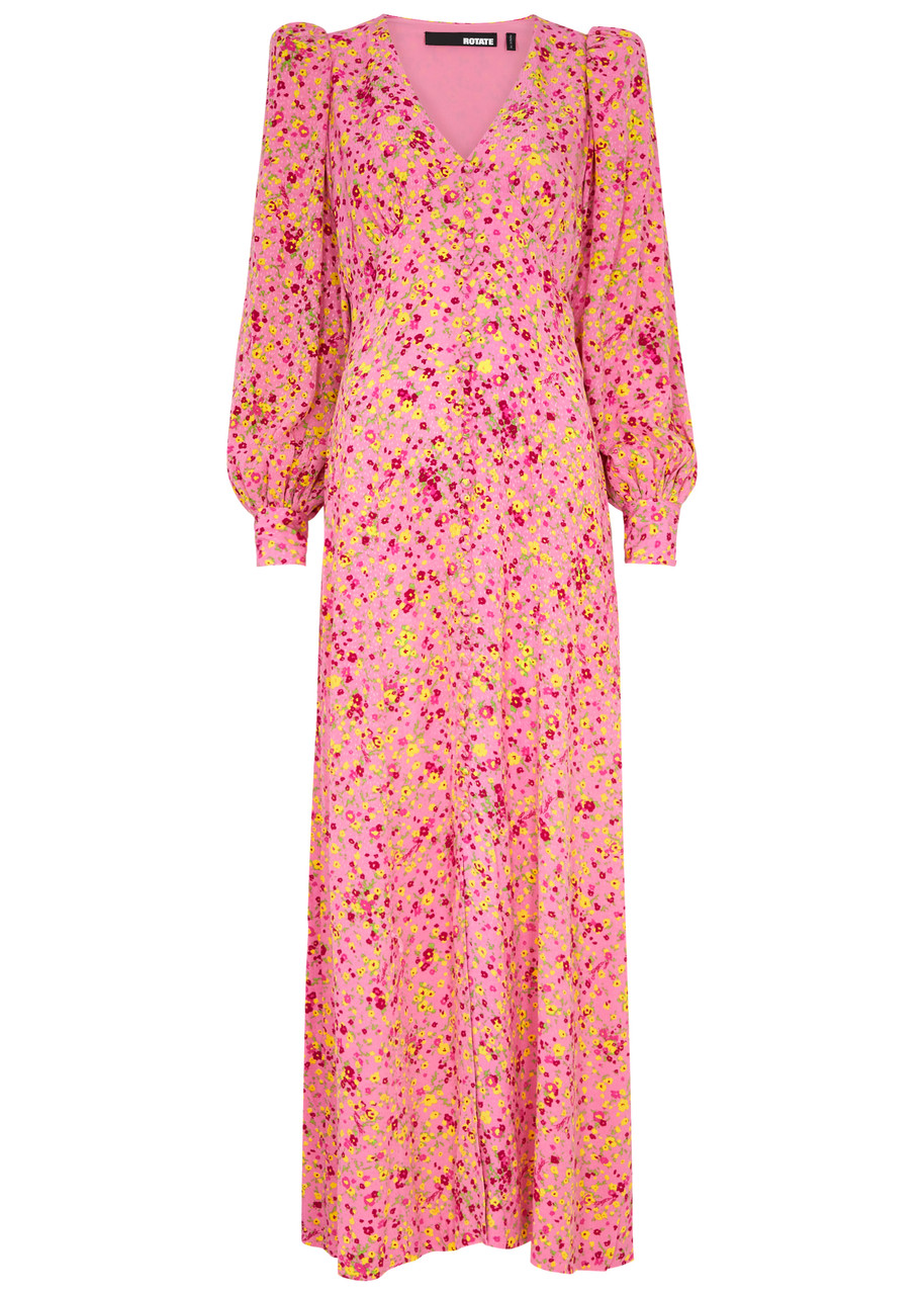 ROTATE BIRGER CHRISTENSEN Floral-print maxi dress | Harvey Nichols