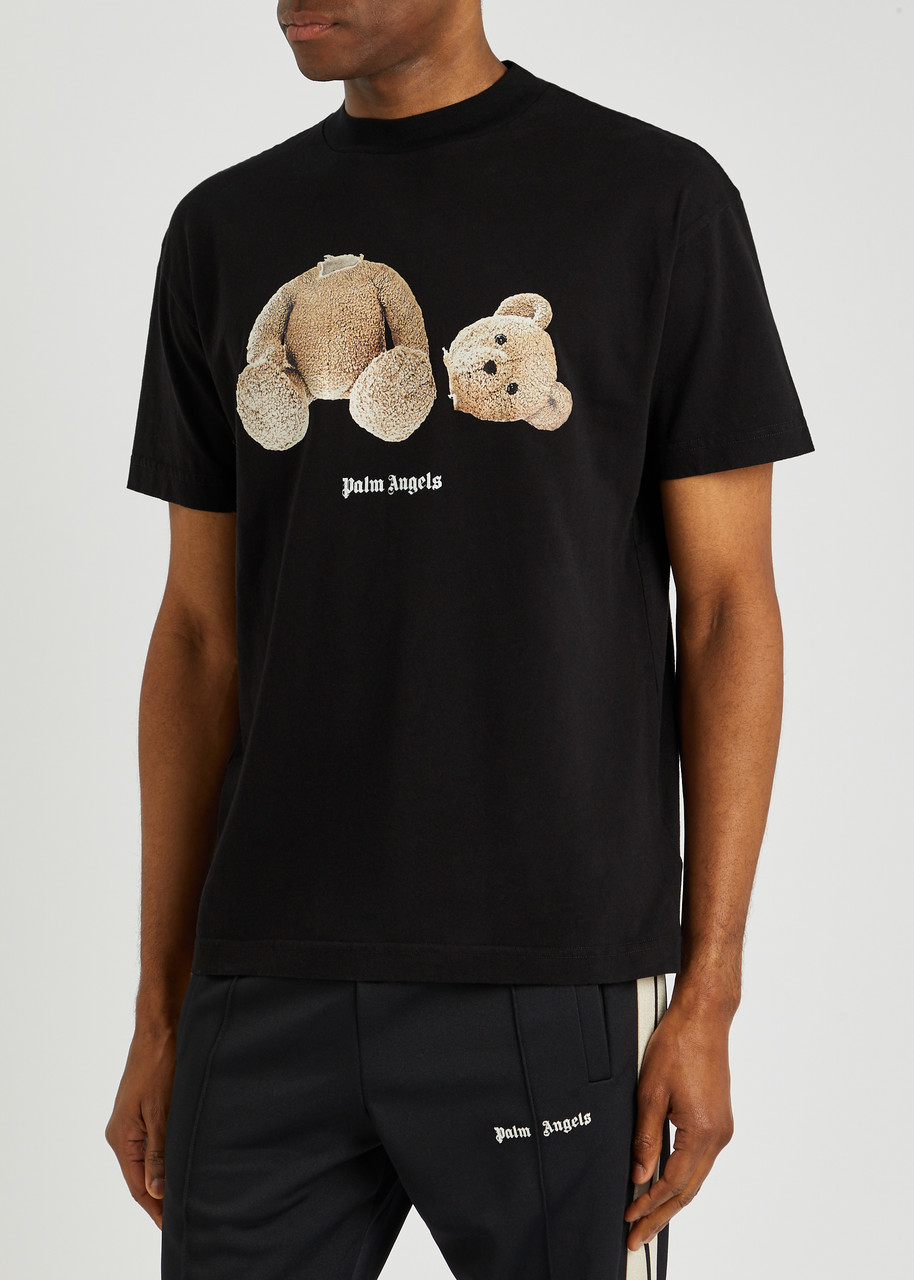 PALM ANGELS Bear-print cotton T-shirt