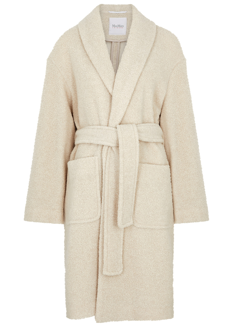 MAX MARA LEISURE Brava belted wool-blend coat | Harvey Nichols