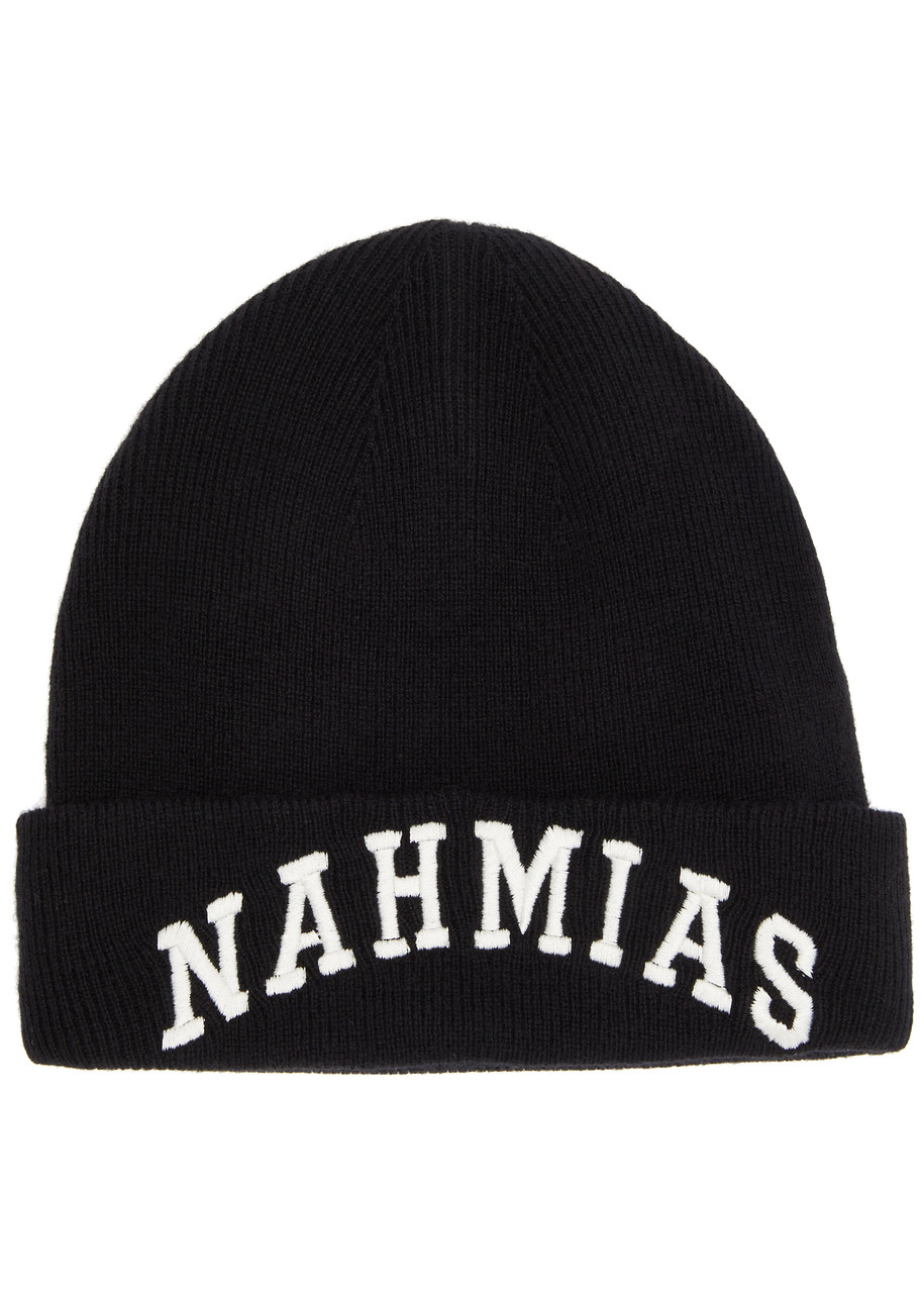 Logo-Embroidered Wool and Cashmere-Blend Beanie