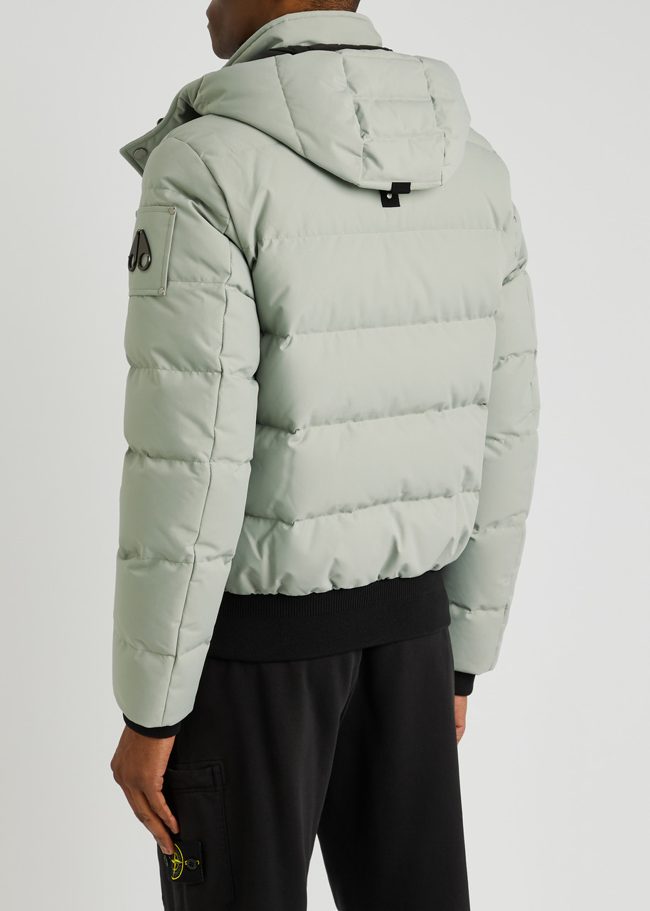 Moose Knuckles Cloud Quilted Bomber Jacket - Green