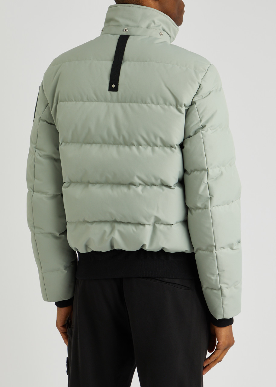 Moose Knuckles Cloud Quilted Bomber Jacket - Green