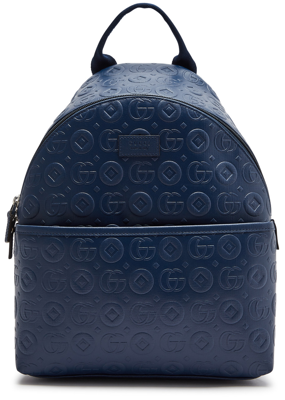 GUCCI KIDS GG and geometric coated canvas backpack Harvey Nichols