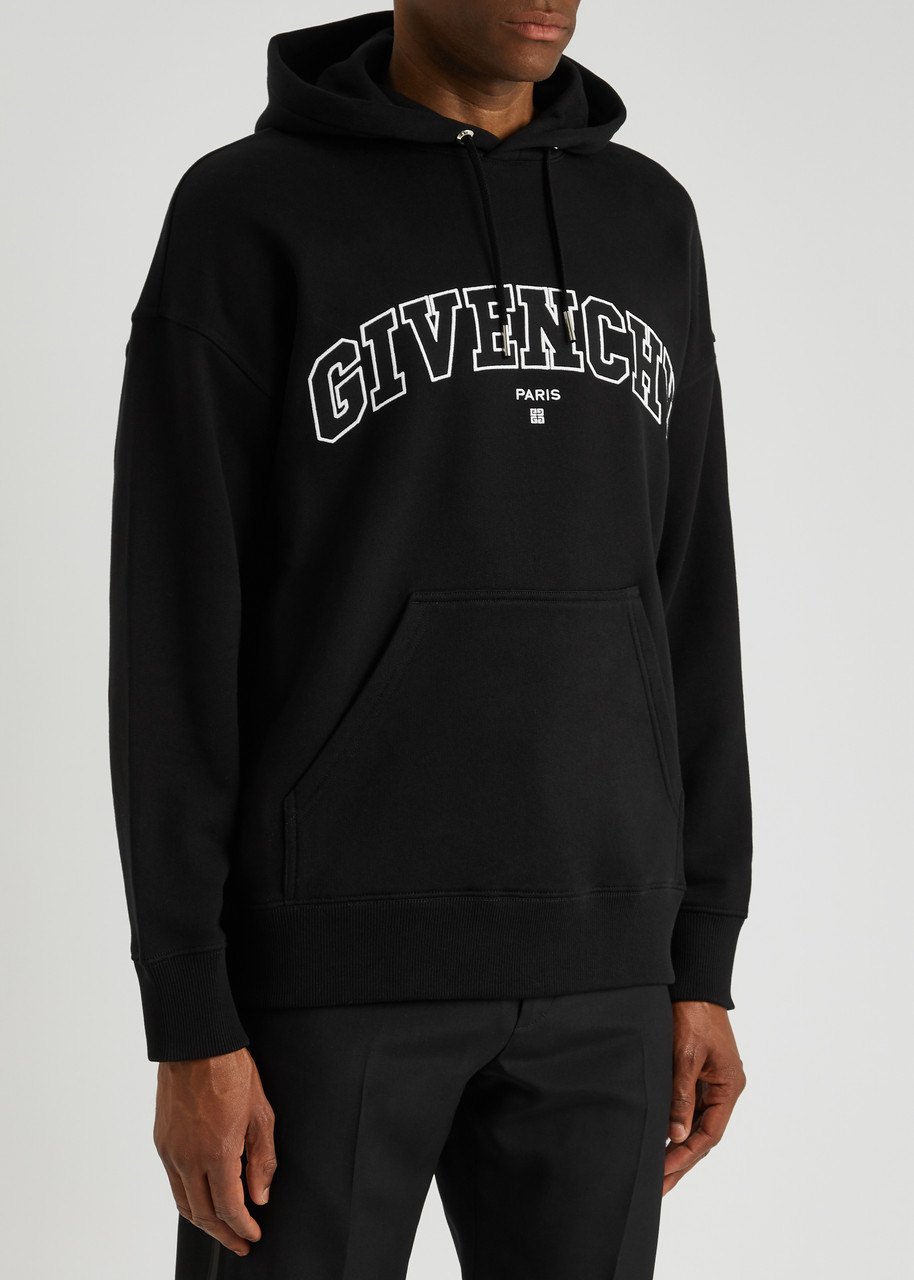 GIVENCHY Logo hooded cotton sweatshirt | Harvey Nichols