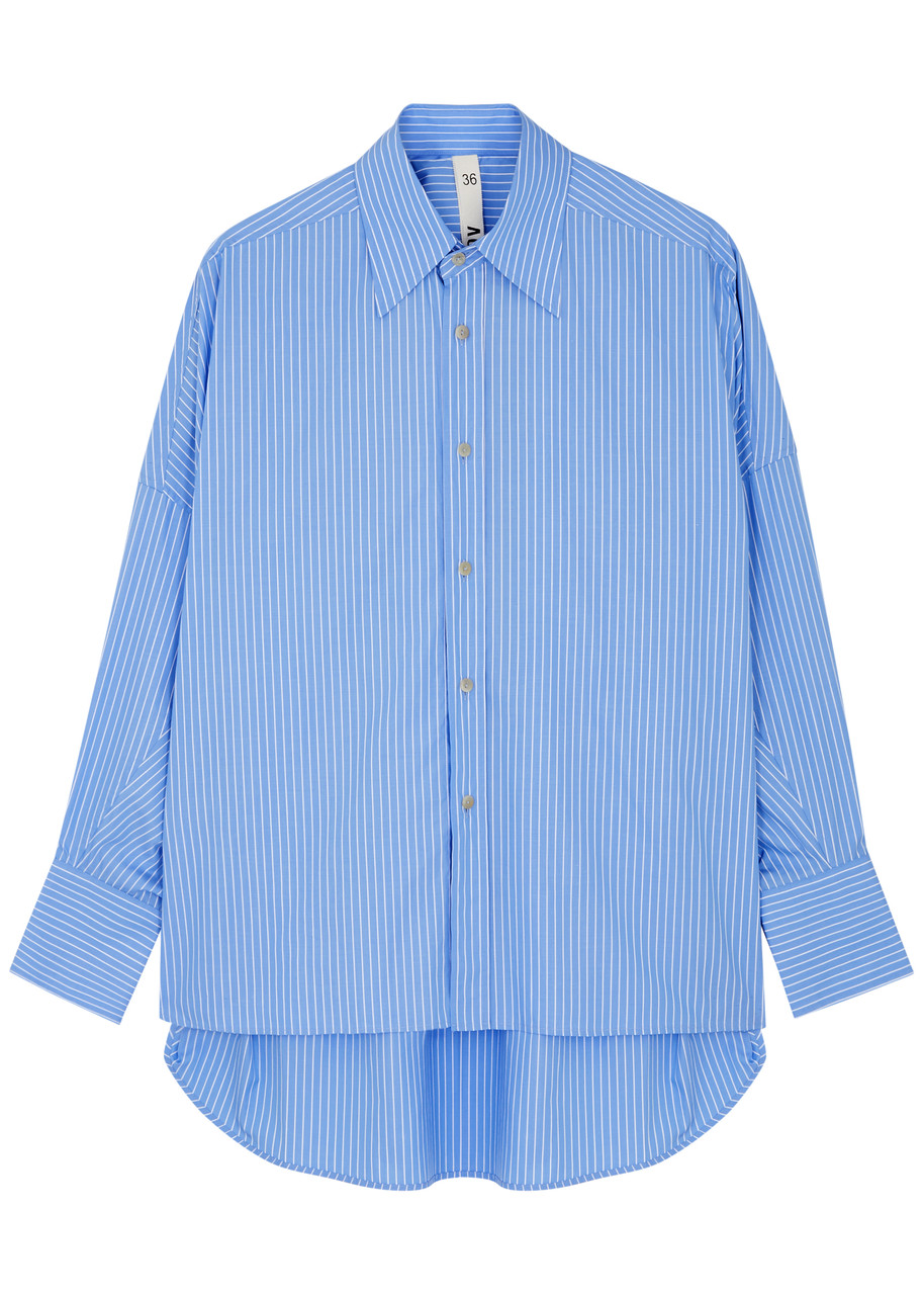 PETAR PETROV Striped cotton-poplin shirt | Harvey Nichols