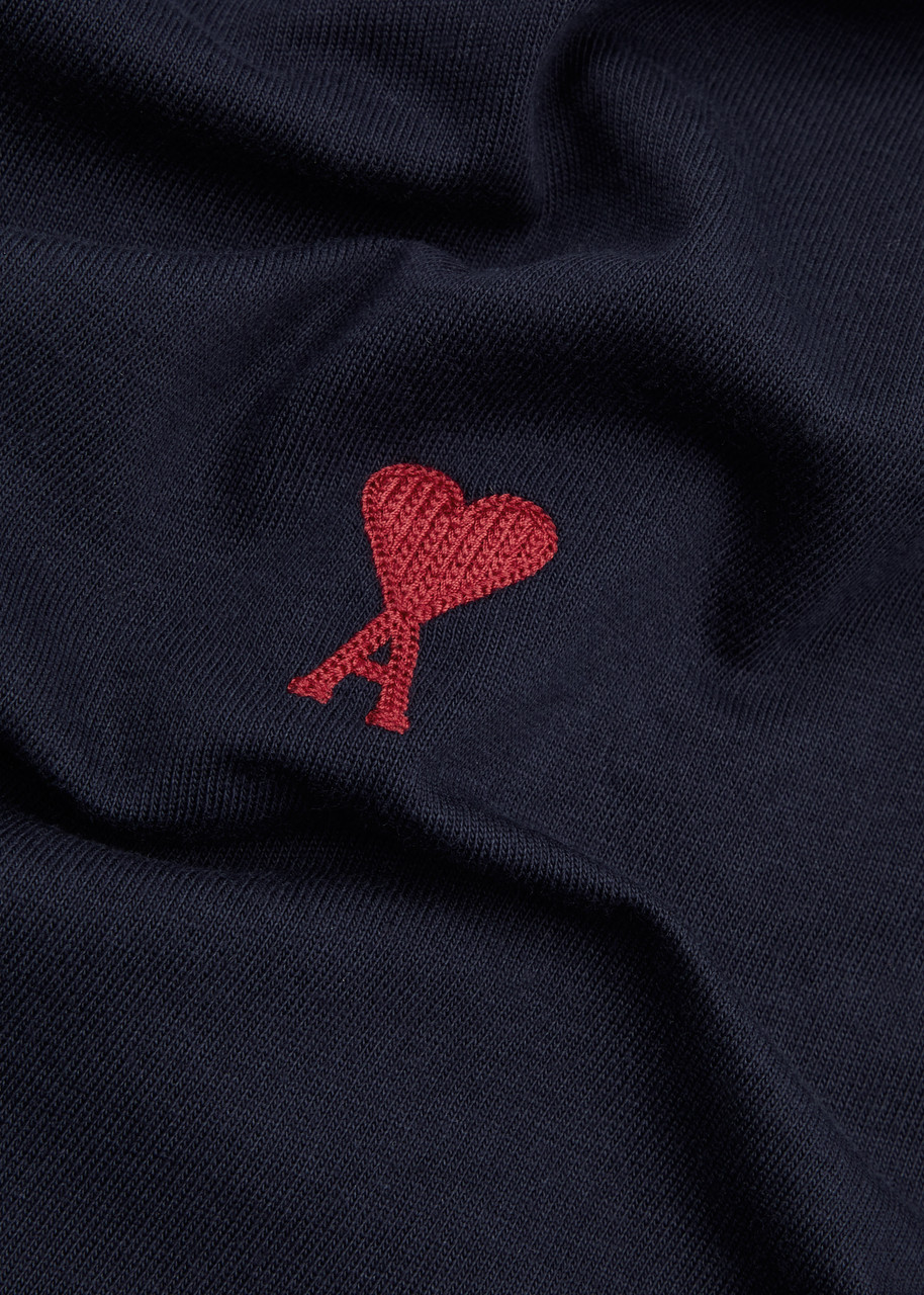 AMI PARIS Logo-embroidered cotton T-shirt | Harvey Nichols