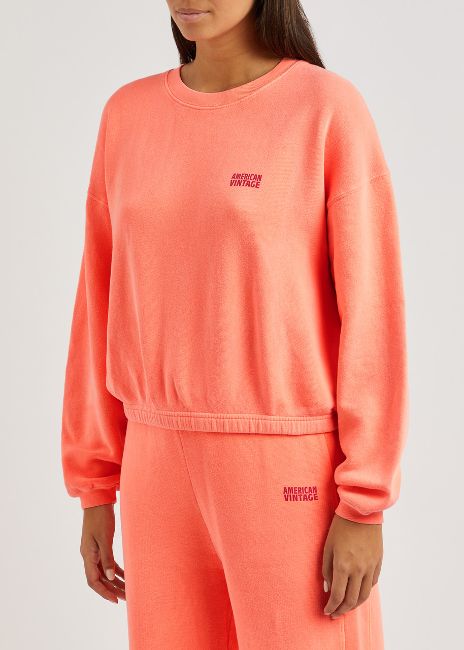 AMERICAN VINTAGE Izubird logo stretch-cotton sweatshirt | Harvey