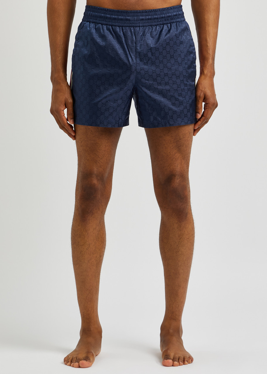 GUCCI GGmonogrammed shell swim shorts Harvey Nichols