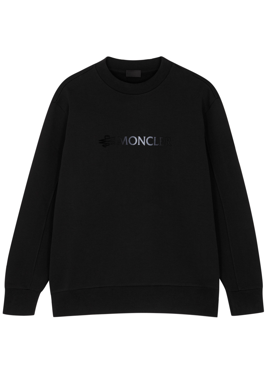 moncler black crew neck