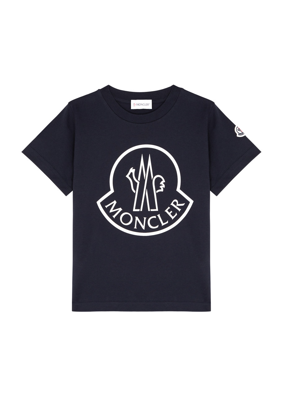 MONCLER KIDS Logo-print cotton T-shirt (6 years) | Harvey Nichols