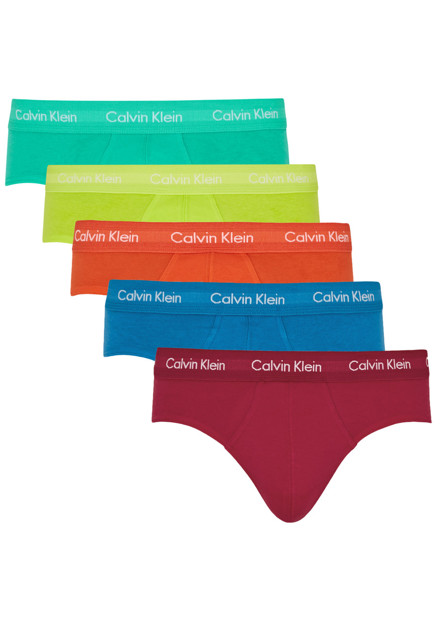 CALVIN KLEIN Pride Edit Cotton Stretch 5 Pk Low Rise Hip Brief