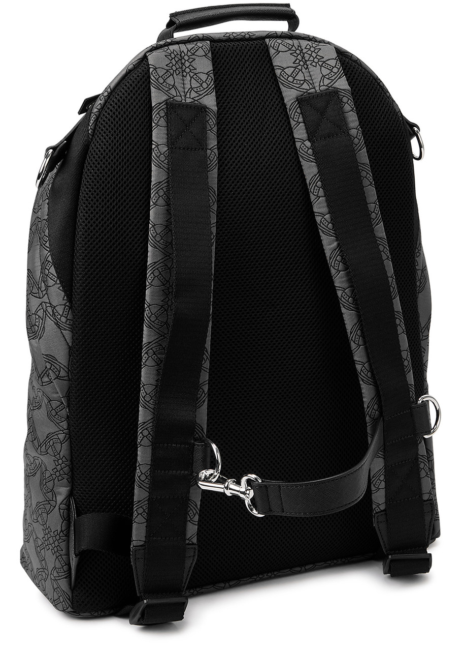 VIVIENNE WESTWOOD Edward logo-jacquard canvas backpack | Harvey
