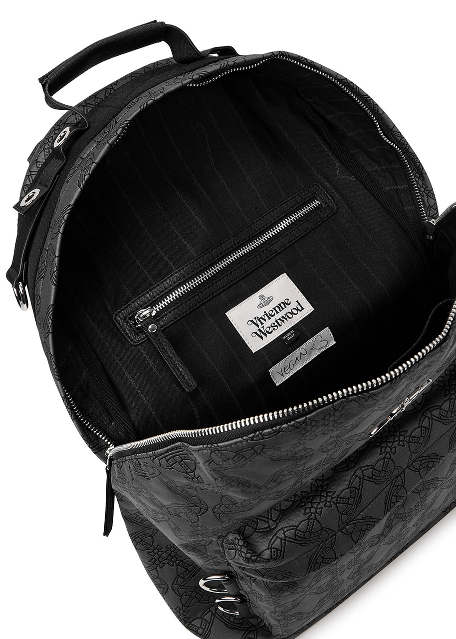 VIVIENNE WESTWOOD Edward logo-jacquard canvas backpack | Harvey