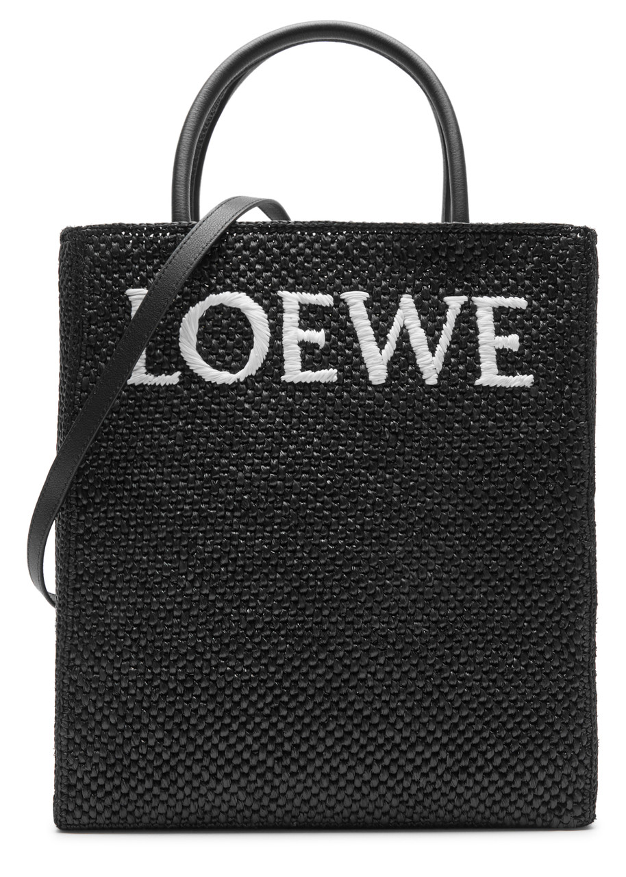 LOEWE Standard A4 woven raffia tote | Harvey Nichols