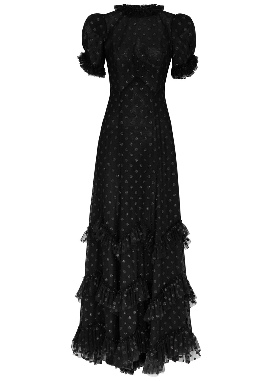 THE VAMPIRE'S WIFE The Wicked Witch Skyrocket polka-dot tulle gown