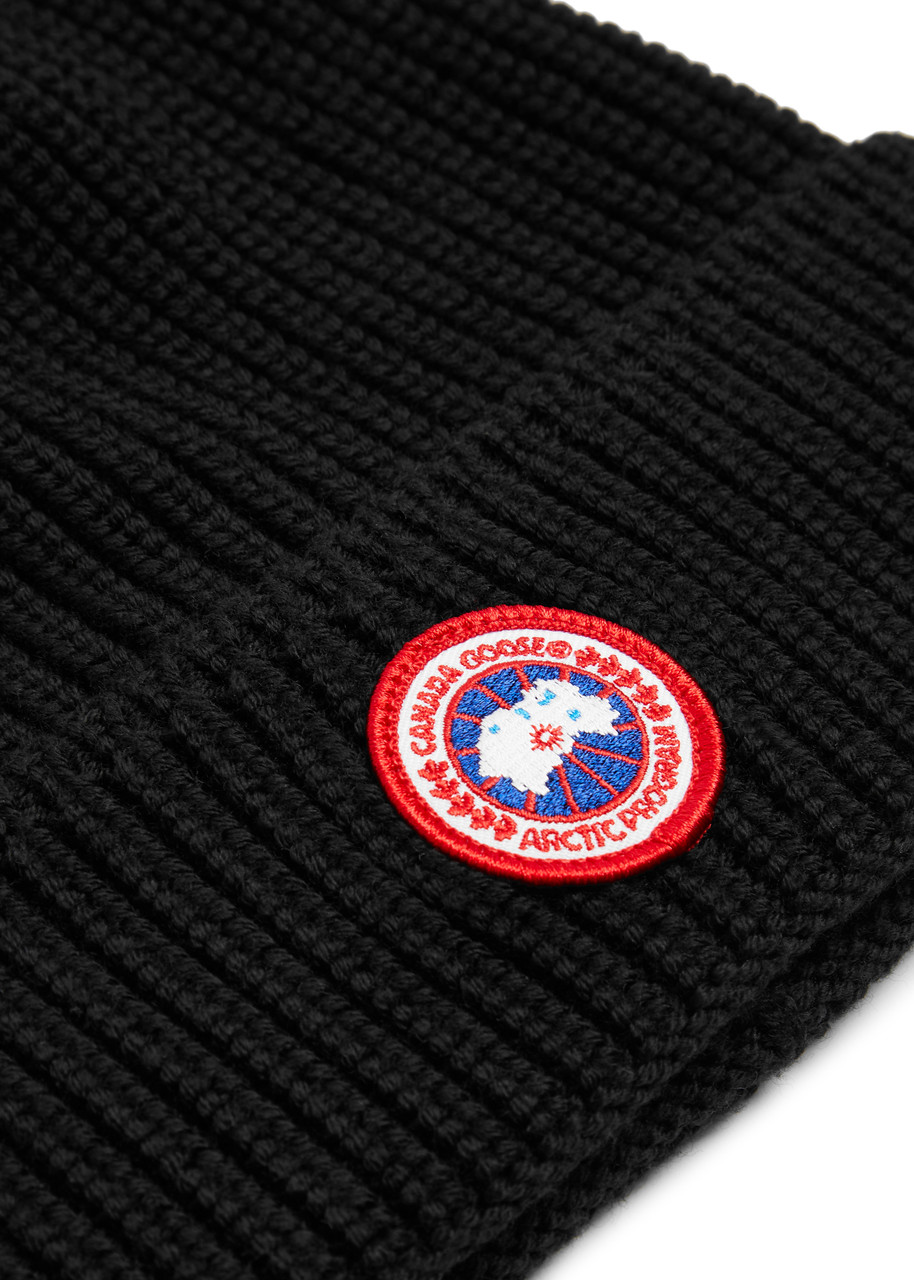 CANADA GOOSE Arctic Disc ribbed wool beanie | Harvey Nichols