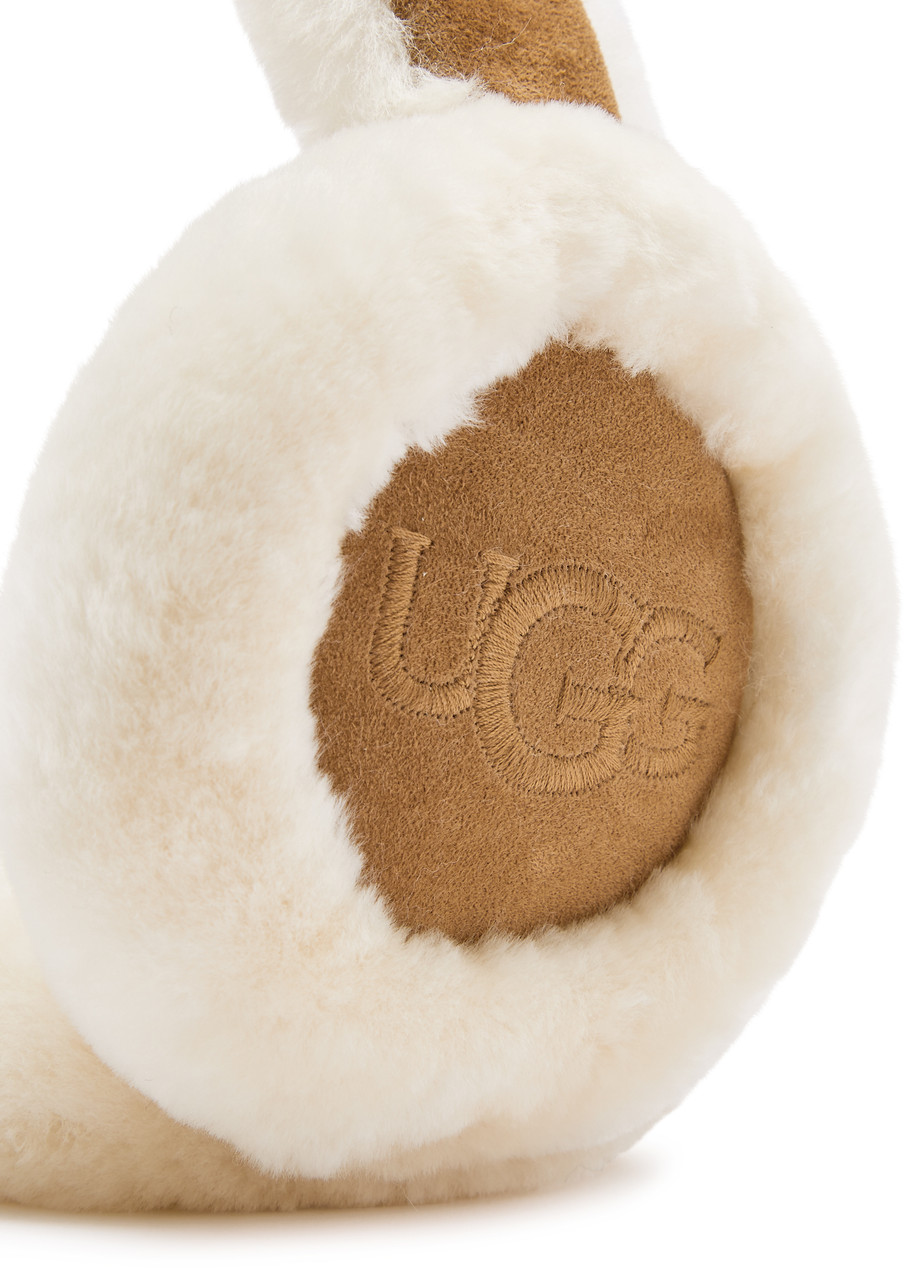 UGG Shearlingtrimmed suede earmuffs Harvey Nichols