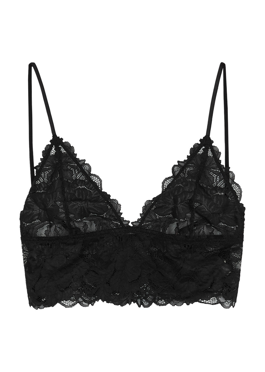 Free People Black Lace Halter Bralette Size XS - $7 (81% Off Retail) - From  Lola