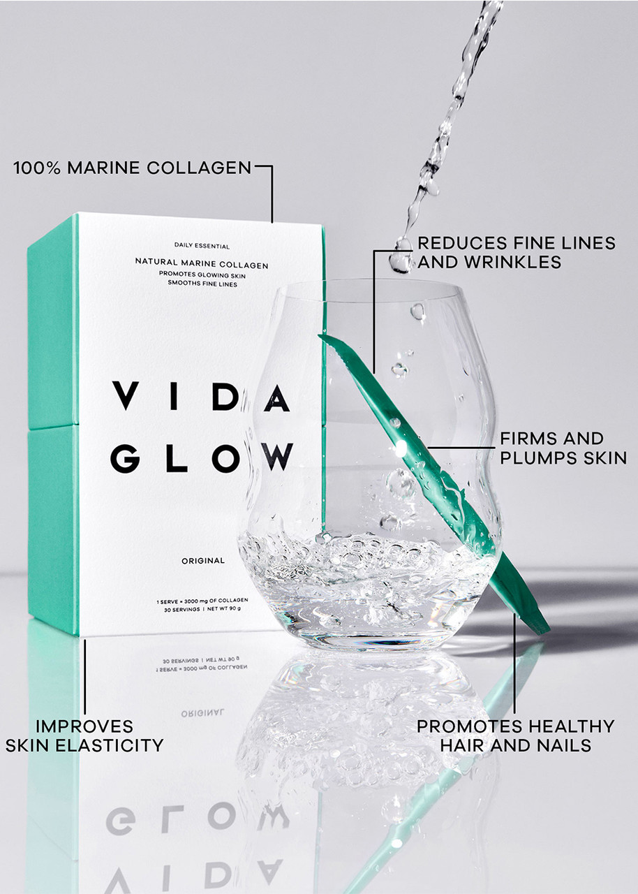 VIDA GLOW | Natural Marine Collagen Peach main image 0