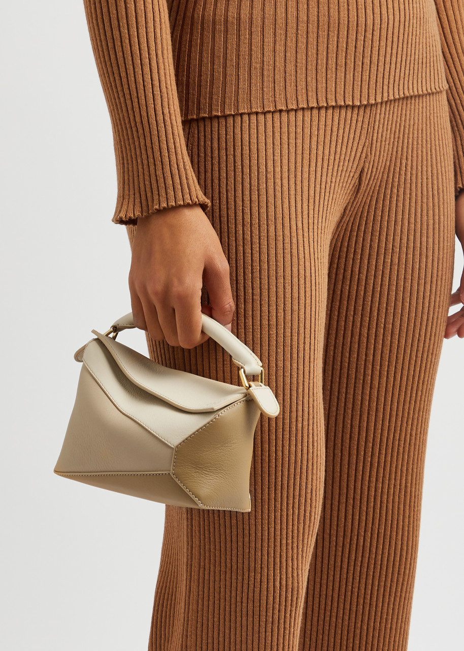 LOEWE Puzzle Edge mini leather cross-body bag | Harvey Nichols