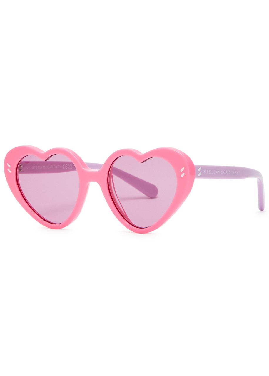 STELLA MCCARTNEY KIDS Heart-frame sunglasses | Harvey Nichols