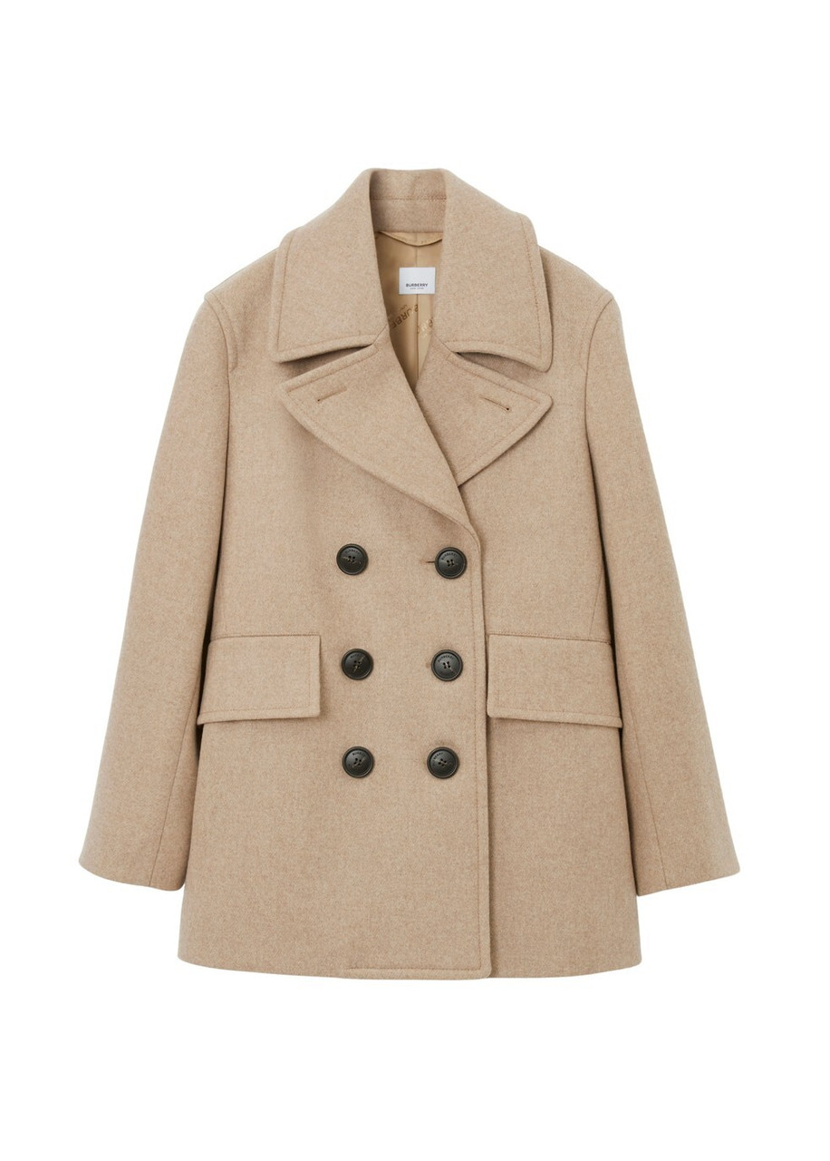 BURBERRY Wool pea coat Harvey Nichols