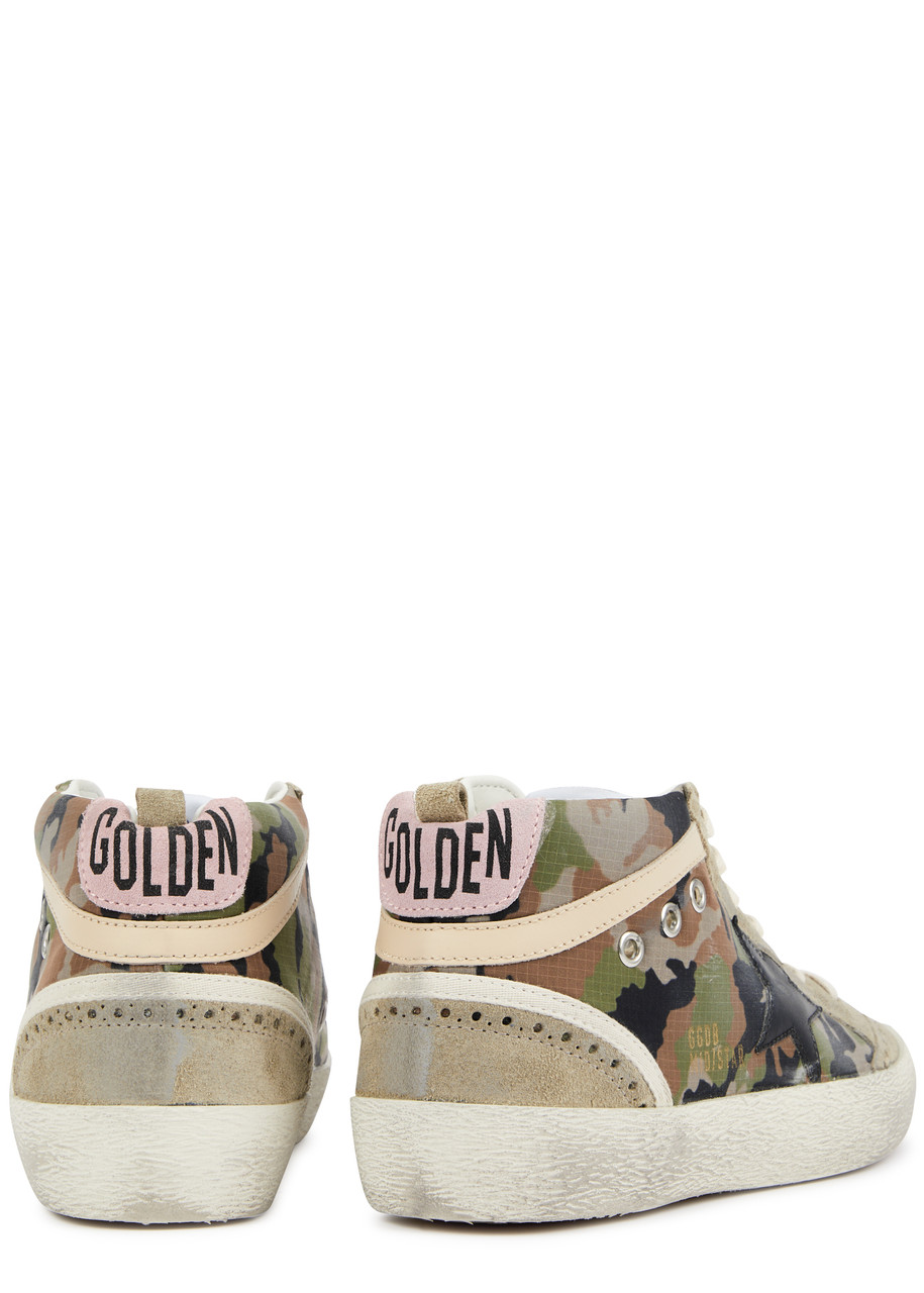 golden goose camo mid star