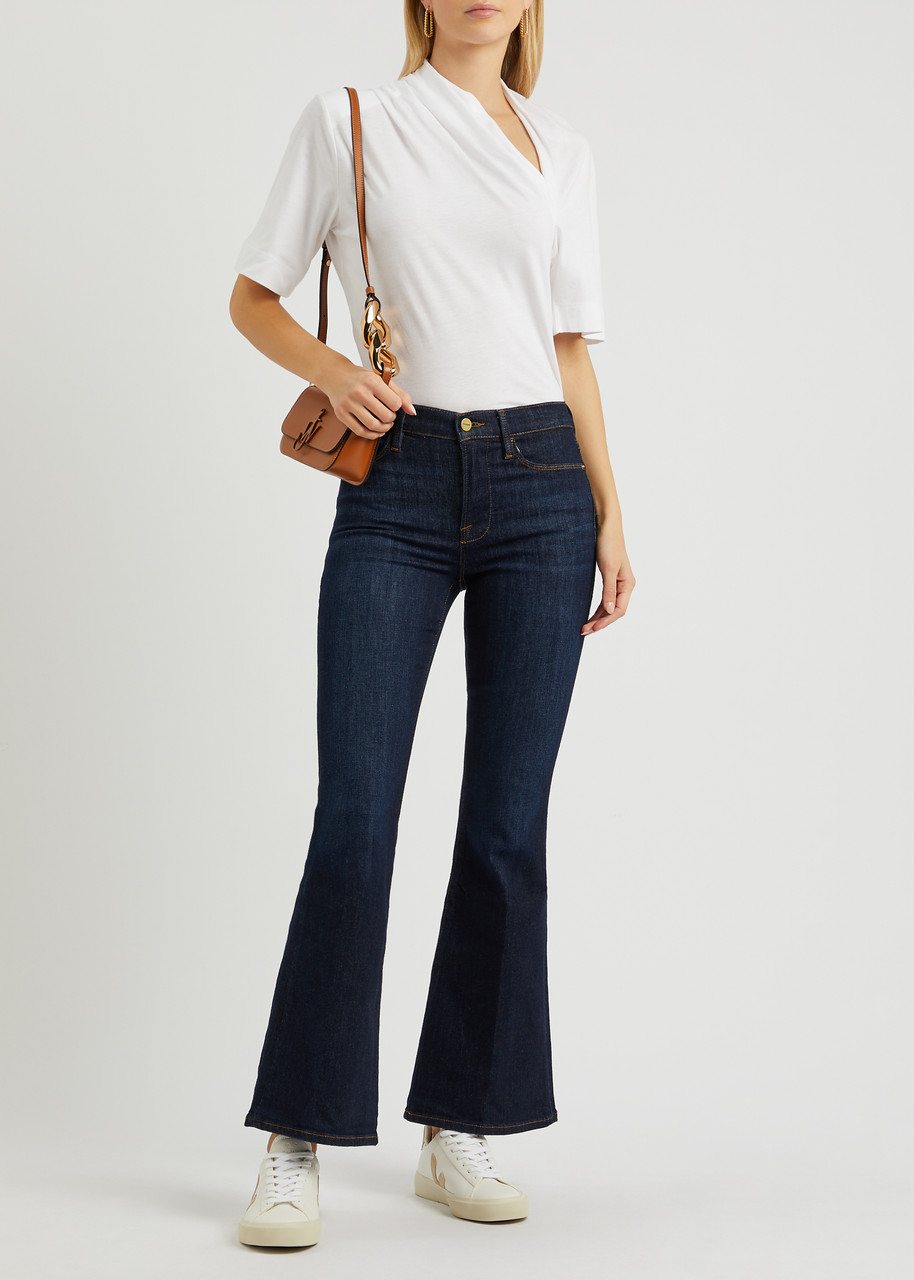 FRAME Le Pixie High Waist Flare Jeans