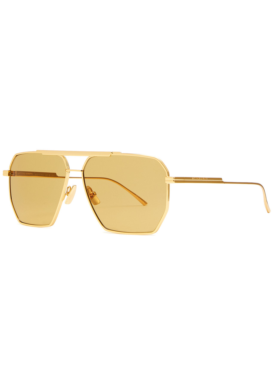 BOTTEGA Hexagonframe sunglasses Harvey Nichols