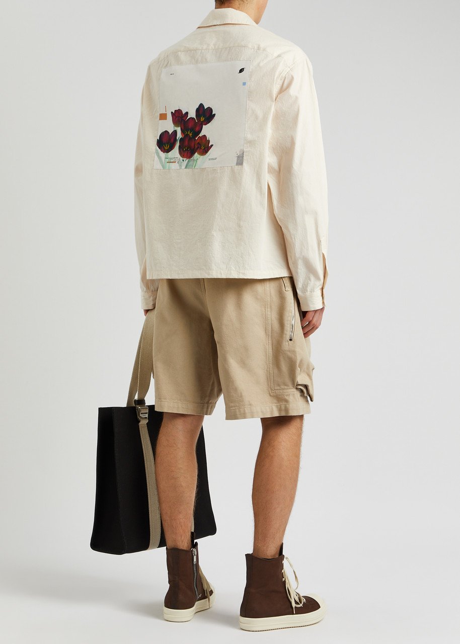 OAMC System logo-embroidered cotton shirt | Harvey Nichols