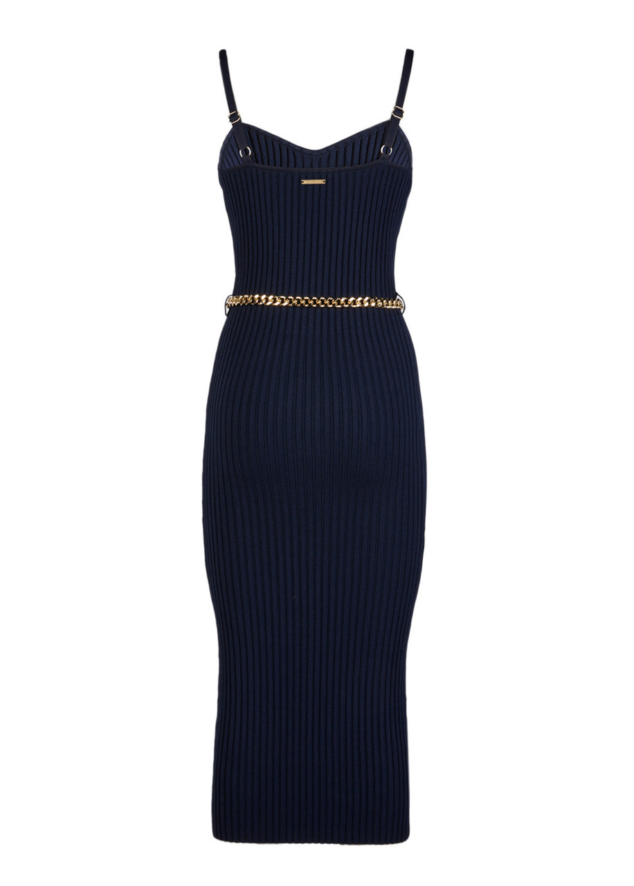 MICHAEL MICHAEL KORS Ribbed stretch viscose belted bustier