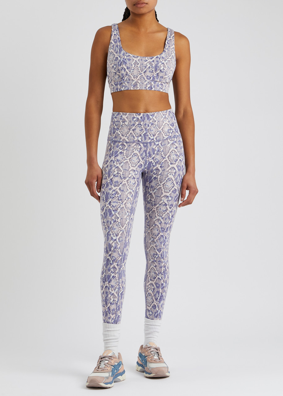 VARLEY Let's Move printed stretch-jersey leggings