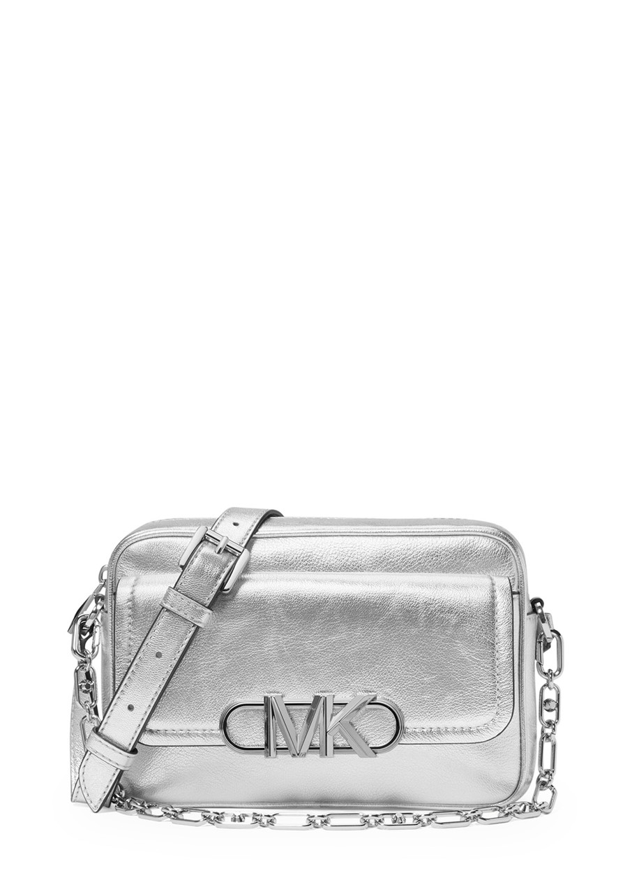 Michael Kors Metallic Rubber Tote Bag - Silver Totes, Handbags - MIC240970  | The RealReal