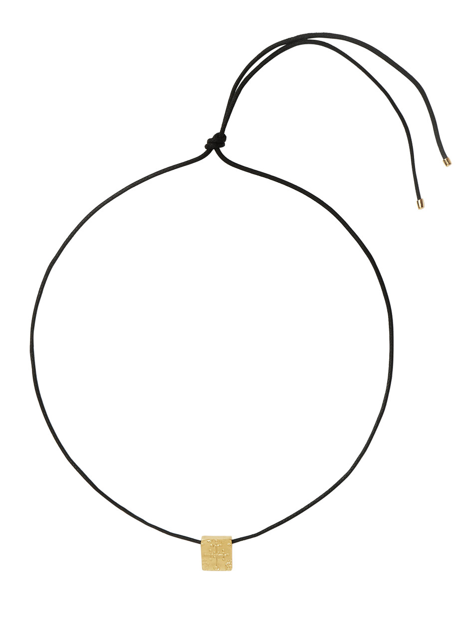 Missoma Lucy Williams Byzantine Coin Cord Necklace | 18ct Gold Plated Vermeil