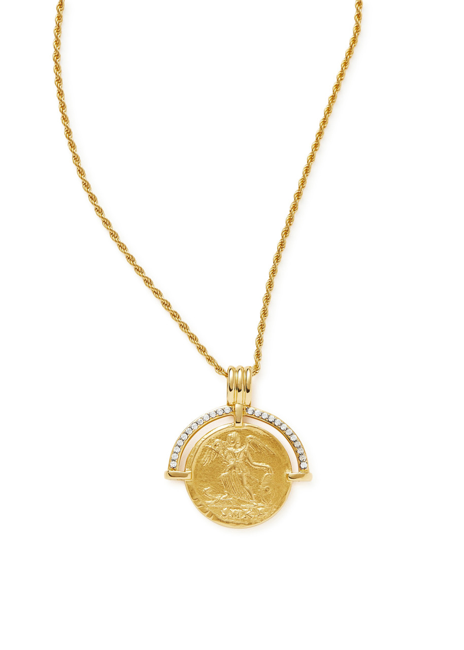 MISSOMA X Lucy Williams Fortuna Arc 18kt gold vermeil necklace