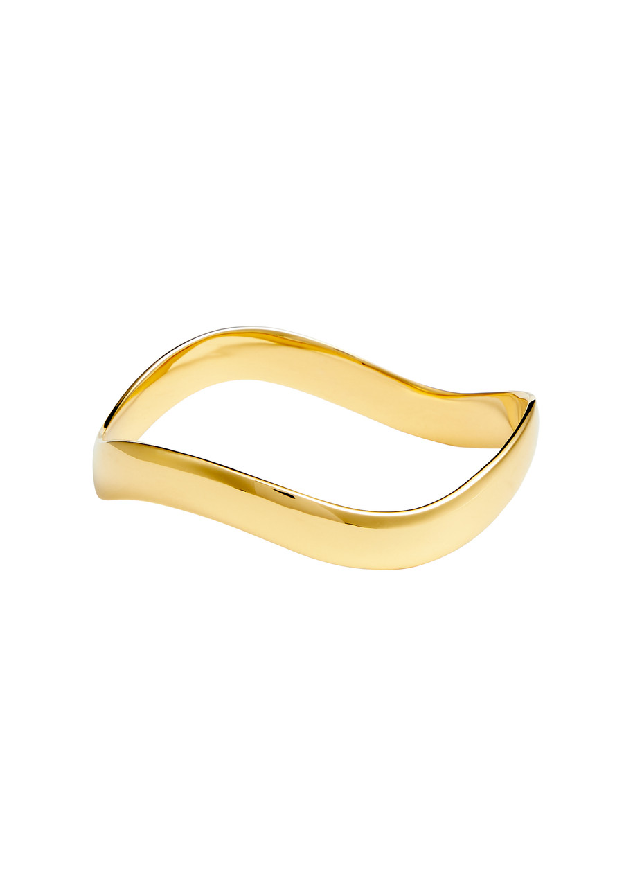 【DAPHiNE x MONIKH】KAUR 18Kゴールドプレーテッドバングル DAPHINE X Monikh Kaur 18kt gold-plated bracelet | Harvey Nichols