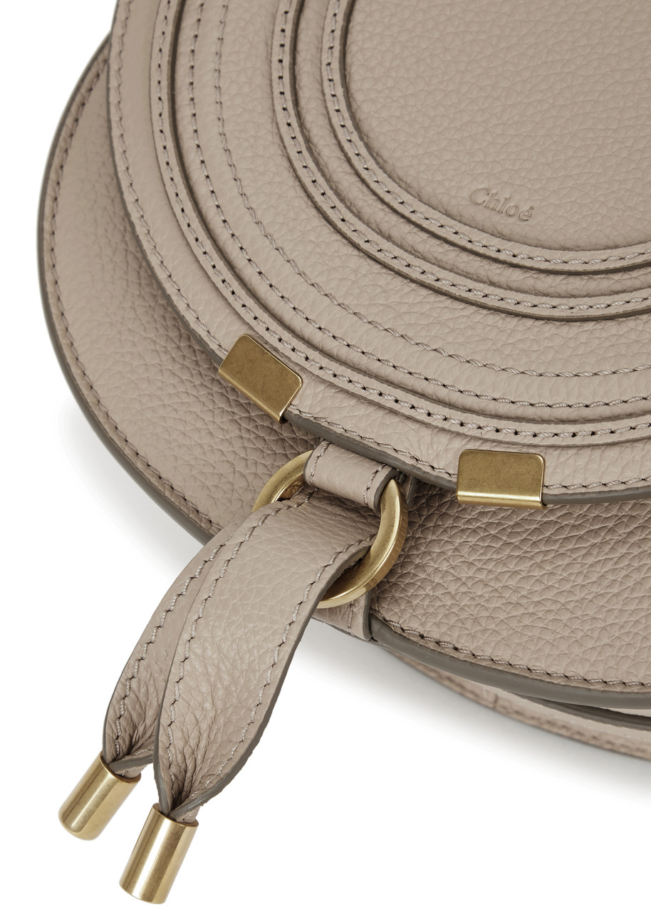 Chloé Marcie Small Leather Saddle Bag