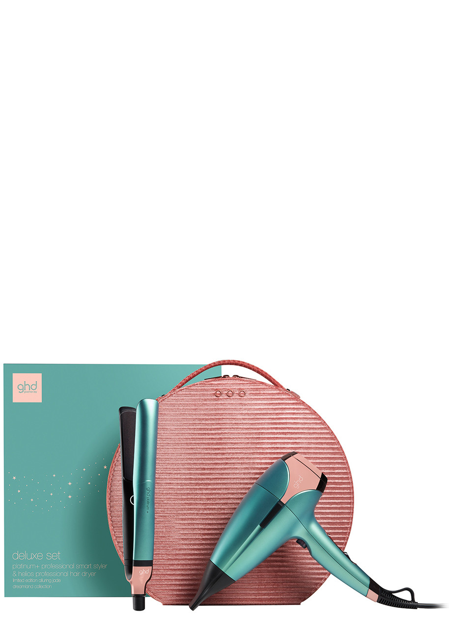 GHD Deluxe Gift Set - Platinum+ Hair Straightener & Helios® Hair