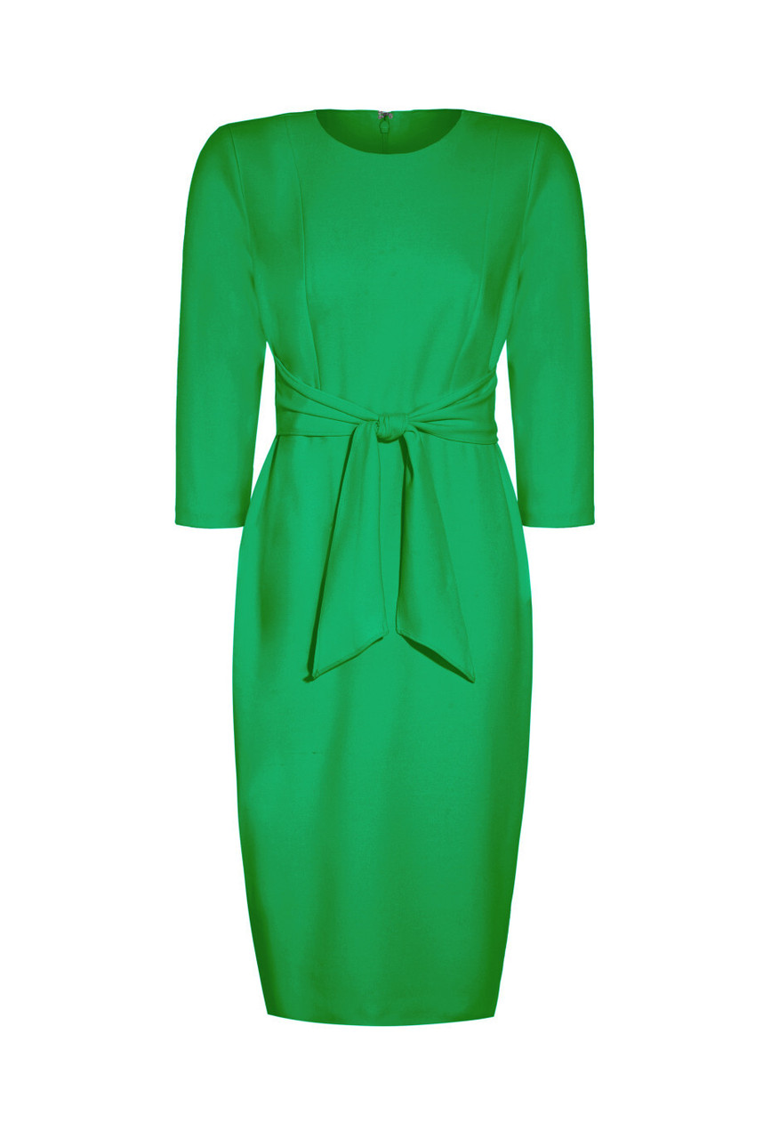 【海外限定】AdriannaPapell ドレス☆Green Knit Crepe Short Dr Buy Adrianna Papell Green Knit Crepe Tiered Sleeve Dress