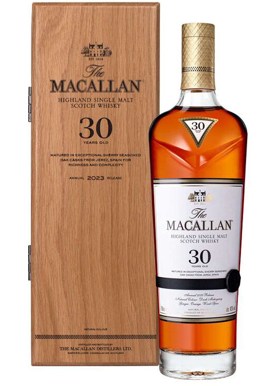 The Macallan 30 Years Old Sherry Oak　空瓶 THE MACALLAN 30 Year Old Sherry Oak Single Malt Scotch Whisky 2023